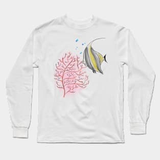 Fish and Coral Long Sleeve T-Shirt